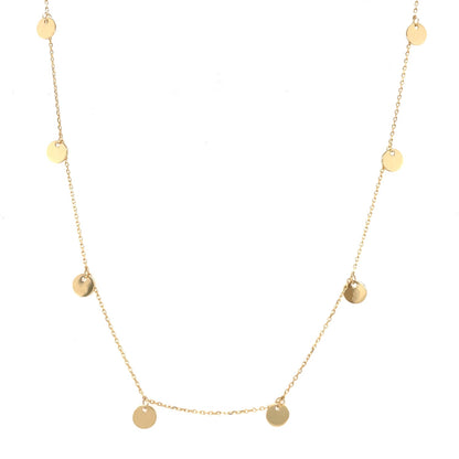 Gargantilla chapitas oro