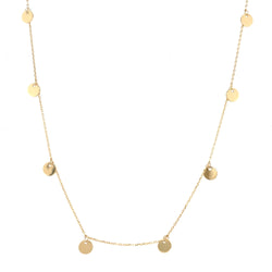 Gargantilla chapitas oro