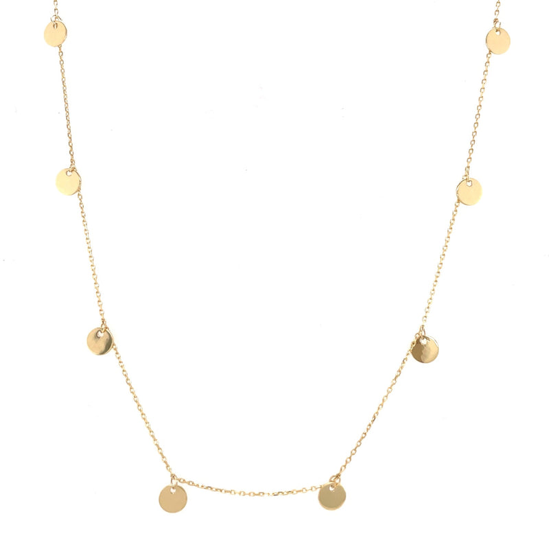 Gargantilla chapitas oro