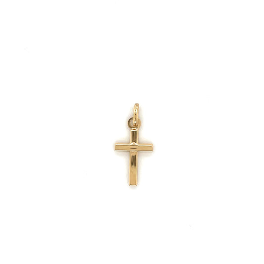 Cruz lisa Oro amarillo
