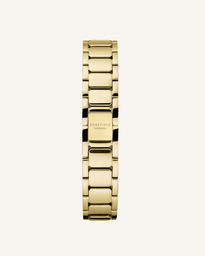 Rosefield Reloj The Tribeca Blanco Sunray Acero Oro