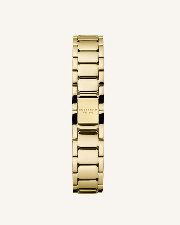 Rosefield Reloj The Tribeca Blanco Sunray Acero Oro