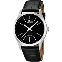 Lotus Reloj Cab. Minimalist Negro