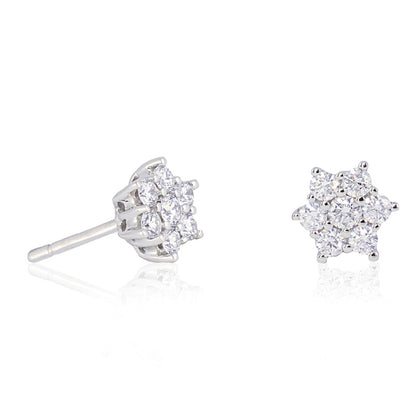 Pendientes roseton OB Diamantes