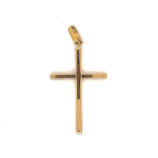 Cruz oro de ley 18kts
