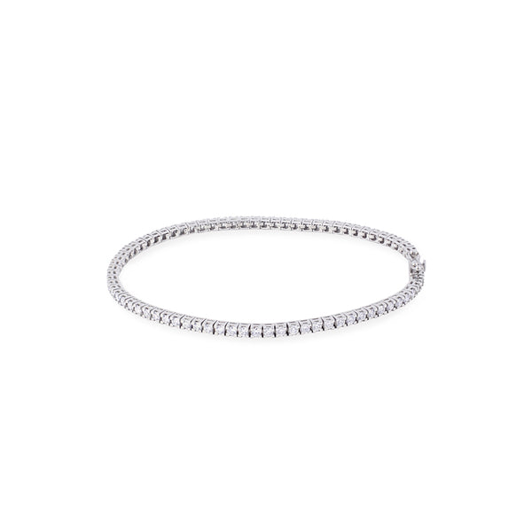 Pulsera Riviere Oro blanco y Diamantes