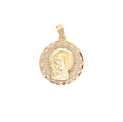 Medalla Virgen niña oro de ley