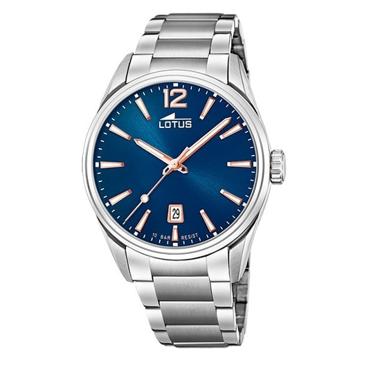 RELOJ DE HOMBRE MINIMALIST CON ESFERA AZUL