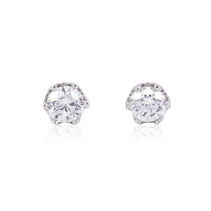 Pendientes garritas  diamantes OB