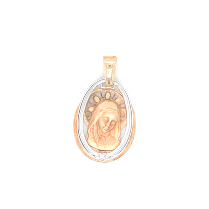 Virgen niña oro de ley