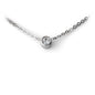 Chaton con cadena de 42cm Bte 0.15ct