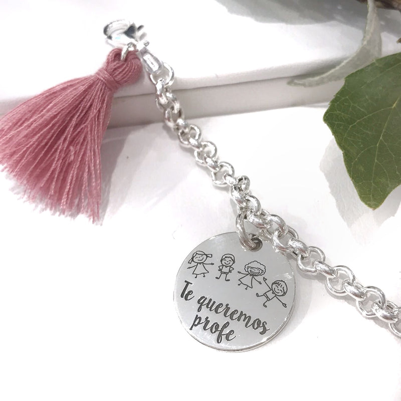 Pulsera plata profes