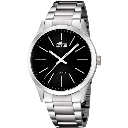 RELOJ DE HOMBRE MINIMALIST CON ESFERA NEGRA