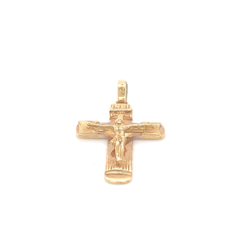 Cruz oro de ley 18kt