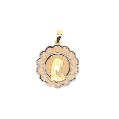 Virgen niña oro de ley