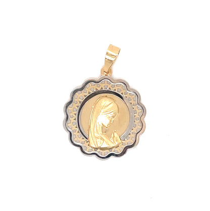 Virgen niña oro de ley