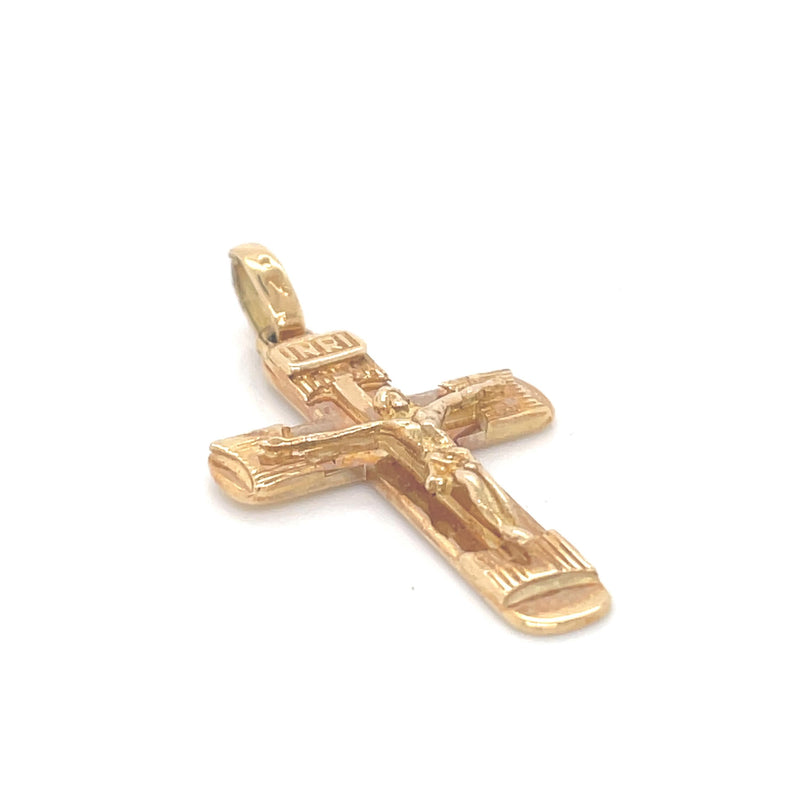 Cruz oro de ley 18kt